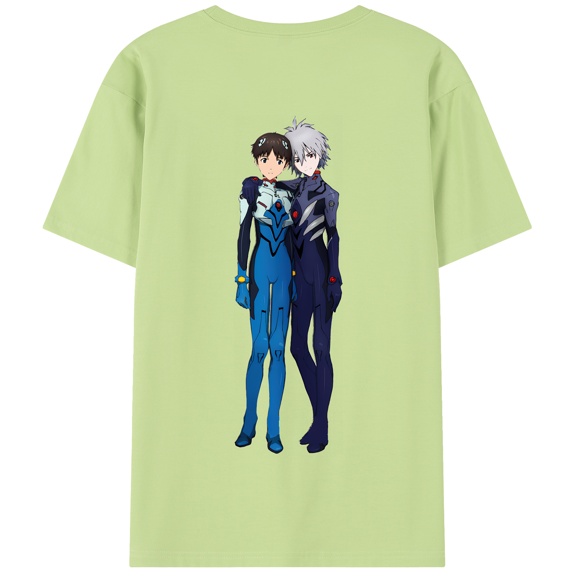 （画像用） EVA 新世紀エヴァンゲリオン 綿100％半袖Tシャツ（背面プリント）